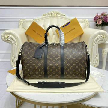 ルイヴィトン LOUISVUITTON 057-M56711 2023年最新入荷 キーポル バンドリエール 45 トートバッグ 旅行かばん トラベルバッグ 機内持ち込み ボストンバッグ