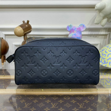 ルイヴィトン LOUISVUITTON 057-M59478 2023年最新入荷 ドップ キット 手持ちかばん 洗面具収納 ポーチ ダブルファスナー開閉式 旅行かばん トリヨンレザー