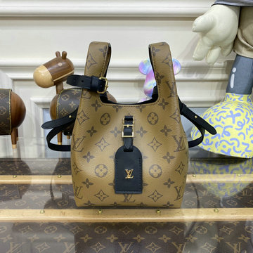 ルイヴィトン LOUISVUITTON 057-M46816 2023年最新入荷 ATLANTIS バケットバッグ トートバッグ 斜め掛け ショルダーバッグ モノグラム