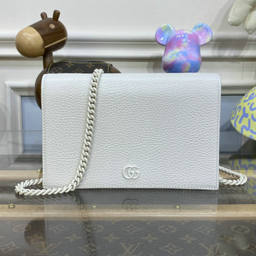 グッチ GUCCI 057-GG497985QB　2021年最新作 プチ マーモント チェーンウォレット 斜め掛け ショルダーバッグ クロスボディバッグ レディースかばん