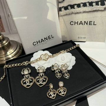 商品名称：シャネル CHANEL CZZ-XLCH23014  2023年最新入荷 ショート ネックレス イヤリング ピアス アクセサリー ジュエリー