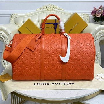 ルイヴィトン LOUISVUITTON 057-M20963C 2023年最新入荷 キーポル バンドリエール 50 トラベルバッグ ダッフルバッグ 旅行かばん ボストンバッグ