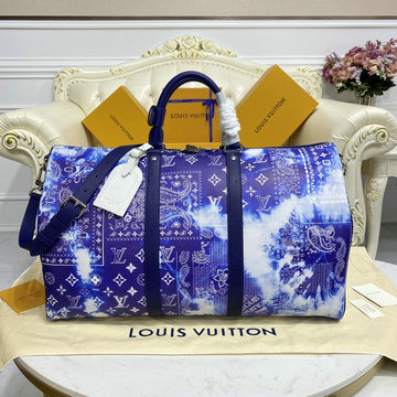 商品名称：ルイヴィトン LOUISVUITTON 057-M20558 2023年最新入荷 キーポル バンドリエール 50 トラベルバッグ ダッフルバッグ 旅行かばん ボストンバッグ