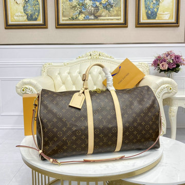 ルイヴィトン LOUISVUITTON 057-M41414 2023年最新入荷 キーポル バンドリエール 50 トラベルバッグ ダッフルバッグ 旅行かばん ボストンバッグ