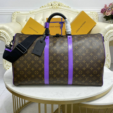 商品名称：ルイヴィトン LOUISVUITTON 057-M46257Z 2023年最新入荷 キーポル バンドリエール 50 トラベルバッグ ダッフルバッグ 旅行かばん ボストンバッグ