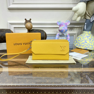 商品名称：ルイヴィトン LOUISVUITTON 057-M69831Y  2023年最新入荷 ジッピー ウォレット ファスナー長財布 ロングウォレット ストラップ付き 手持ちかばん