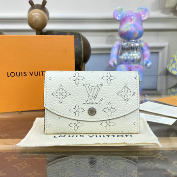 ルイヴィトン LOUISVUITTON 057-M64050Q 2023年最新入荷 ポルトモネ アナエ 二つ折り短財布 ショートウォレット 小銭入れ コインケース マヒナレザー
