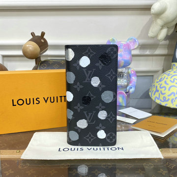 ルイヴィトン LOUISVUITTON 057-M81932 2023年最新入荷 LV x YK ポルトフォイユ ブラザ 二つ折り長財布 ロングウォレット カードケース 札入れ