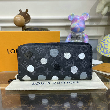 ルイヴィトン LOUISVUITTON 057-M81933 2023年最新入荷 LV x YK ジッピーウォレット ヴェルティカル ファスナー長財布 ロングウォレット カード入れ 札入れ