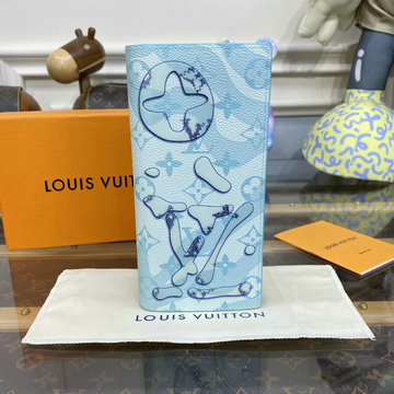 ルイヴィトン LOUISVUITTON 057-M82306 2023年最新入荷 ポルトフォイユ ブラザ 二つ折り長財布 ロングウォレット カードケース 札入れ