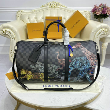 商品名称：ルイヴィトン LOUISVUITTON 057-N45281 2023年最新入荷 キーポル バンドリエール 45 トートバッグ 旅行かばん トラベルバッグ 機内持ち込み ボストンバッグ