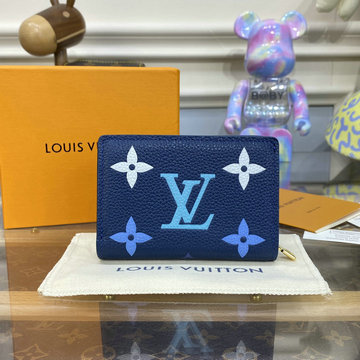 ルイヴィトン LOUISVUITTON 057-M82329 2023年最新入荷 ポルトフォイユ クレア 二つ折り短財布 ショートウォレット 小銭入れ コインケース カードポケット