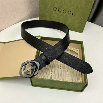 商品名称：グッチ GUCCI 057-GG406831FBG 2023年最新入荷 ベルト レザー GG バックル カーフスキン 幅4cm