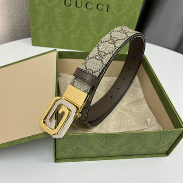 商品名称：グッチ GUCCI 057-GG715603KG 2023年最新入荷 ベルト レザー GG バックル カーフスキン 幅3cm