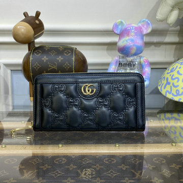 グッチ GUCCI 057-GG723784BK 2023年最新作 GGマーモント 二つ折り短財布 ショートウォレット カード入れ 札入れ