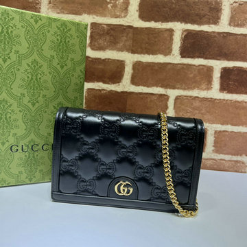 商品名称：グッチ GUCCI 057-GG723787BK 2023年最新作 GGマトラッセ チェーンウォレット 斜め掛け ショルダーバッグ クロスボディバッグ カード入れ