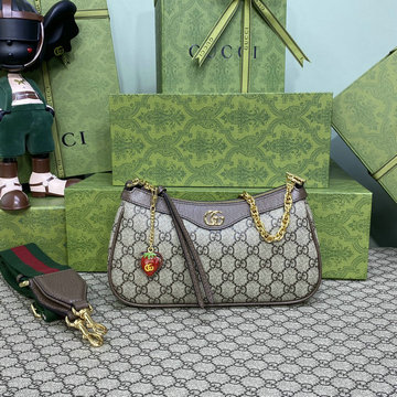 商品名称：グッチ GUCCI 057-GG735132BKF 2023年最新入荷 チェーンポーチ 斜め掛け ショルダーバッグ クロスボディバッグ レディースかばん キャンパス レザー