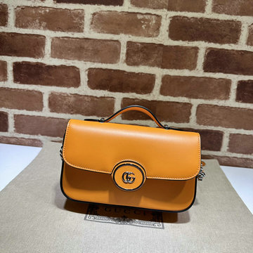 グッチ GUCCI 057-GG739722YL 2023年最新入荷 PETITE GG ミニ チェーンポーチ 斜め掛け ショルダーバッグ クロスボディバッグ レディースかばん