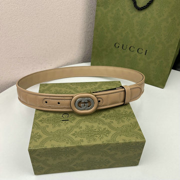 商品名称：グッチ GUCCI 057-GG748694YG 2023年最新入荷 ベルト レザー GG バックル カーフスキン 幅3.5cm
