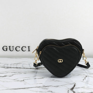 グッチ GUCCI 057-GG751628BK 2023年最新入荷 インターロッキングG ミニ ハート 斜め掛け ショルダーバッグ クロスボディバッグ レディースかばん