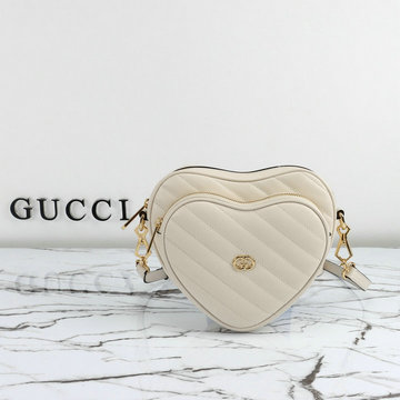 グッチ GUCCI 057-GG751628BS 2023年最新入荷 インターロッキングG ミニ ハート 斜め掛け ショルダーバッグ クロスボディバッグ レディースかばん