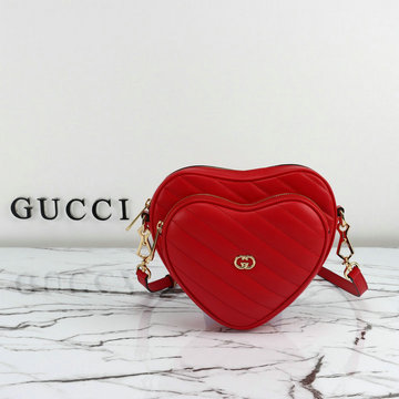 グッチ GUCCI 057-GG751628RD2023年最新入荷 インターロッキングG ミニ ハート 斜め掛け ショルダーバッグ クロスボディバッグ レディースかばん