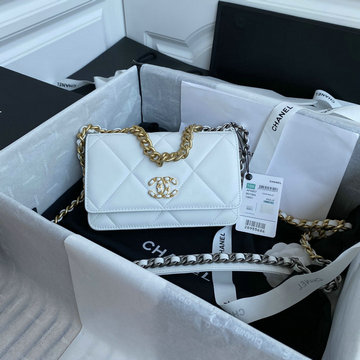 商品名称：シャネル CHANEL 057-CH0957YBS 2023年最新入荷 19 チェーンウォレット フラップバッグ 斜め掛け ショルダーバッグ クロスボディバッグ レディースかばん