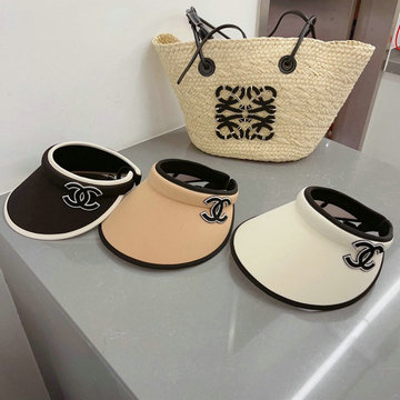 商品名称：シャネル CHANEL 057-MZCH23024  2023年最新入荷 バイザー プラスチックハット 日焼け止め 帽子