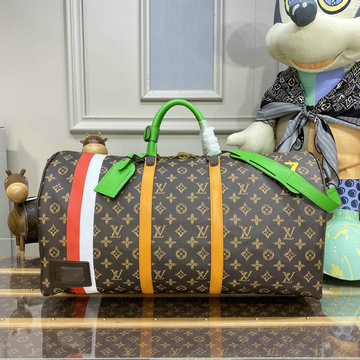商品名称：ルイヴィトン LOUISVUITTON 057-M59661　2022年最新入荷 キーポル 55 トートバッグ 旅行かばん トラベルバッグ 機内持ち込み ボストンバッグ モノグラム キャンバス