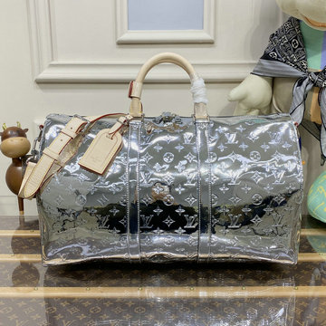 ルイヴィトン LOUISVUITTON 057-M58758　2021年最新入荷 キーポル バンドリエール 50 トラベルバッグ ダッフルバッグ 旅行かばん ボストンバッグ モノグラム ミラー