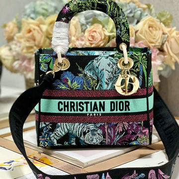 クリスチャンディオール CHRISTIAN DIOR 99-CD0565DXGL 2023年最新入荷 レディ ディオール ミディアム トートバッグ 2way 斜め掛け ショルダーバッグ