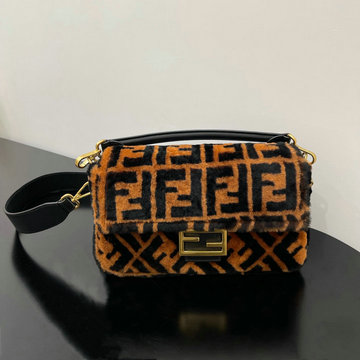 フェンディ FENDI BXN-FD68603MKF 2023年最新入荷 バゲット トップハンドルバッグ 2way 斜め掛け ショルダーバッグ カーフレザー レディースかばん