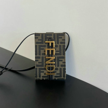 フェンディ FENDI BXN-FD83311BKF 2023年最新入荷 スマートフォンケース 携帯ケース 斜め掛け ショルダーバッグ クロスボディバッグ