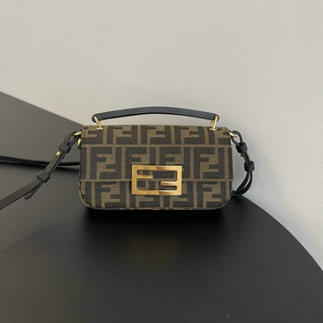 フェンディ FENDI BXN-FD83314KF 2023年最新入荷 ミニ バゲット チェーンポーチ 斜め掛け ショルダーバッグ カーフレザー レディースかばん