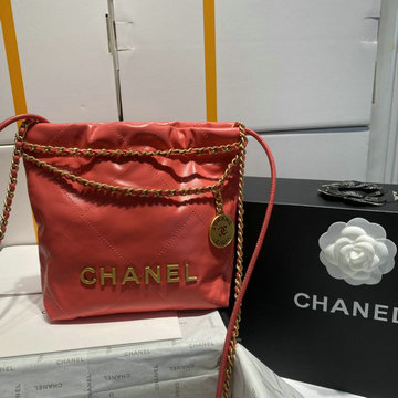 シャネル CHANEL CC-CH3980QJRD 2023年最新入荷 CHANEL 22 スモール ハンドバッグ 斜め掛け ショルダーバッグ クロスボディバッグ レディースかばん