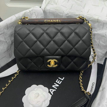 シャネル CHANEL CC-CH4151BK 2023年最新入荷 スモール トップハンドル フラップ バッグ 斜め掛け ショルダーバッグ クロスボディバッグ レディースかばん