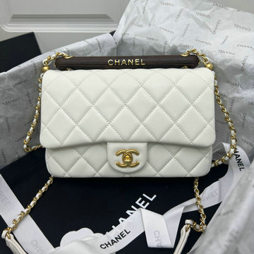 シャネル CHANEL CC-CH4151BS 2023年最新入荷 スモール トップハンドル フラップ バッグ 斜め掛け ショルダーバッグ クロスボディバッグ レディースかばん