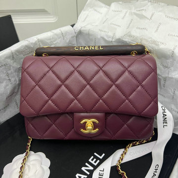 シャネル CHANEL CC-CH4151JH 2023年最新入荷 スモール トップハンドル フラップ バッグ 斜め掛け ショルダーバッグ クロスボディバッグ
