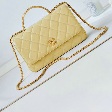 シャネル CHANEL CC-cCH4232YL 2023年最新入荷 スモール フラップバッグ トップハンドルバッグ 斜め掛け ショルダーバッグ クロスボディバッグ レディースかばん