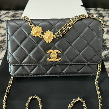 シャネル CHANEL CC-CH96003BK 2023年最新入荷 チェーンウォレット フラップバッグ 斜め掛け ショルダーバッグ クロスボディバッグ