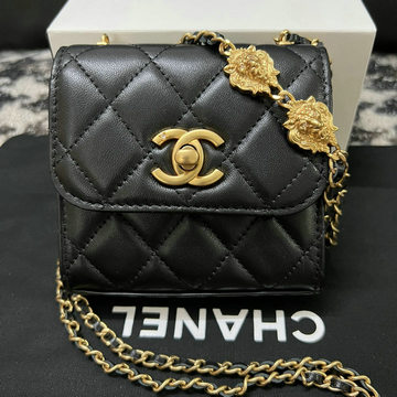 シャネル CHANEL CC-CH96007BK 2023年最新入荷 チェーンポーチ 斜め掛け ショルダーバッグ クロスボディバッグ