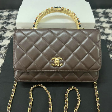 シャネル CHANEL CC-CH96008JH 2023年最新入荷 チェーンウォレット トップハンドルバッグ 斜め掛け ショルダーバッグ クロスボディバッグ