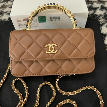 シャネル CHANEL CC-CH96010JT 2023年最新入荷 チェーンクラッチ トップハンドルバッグ 斜め掛け ショルダーバッグ クロスボディバッグ