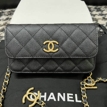シャネル CHANEL CC-CH96019BK 2023年最新入荷 チェーンクラッチ 斜め掛け ショルダーバッグ クロスボディバッグ レディースかばん