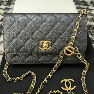 シャネル CHANEL  CC-CH96020BK2023年最新入荷 チェーンウォレット 斜め掛け ショルダーバッグ クロスボディバッグ レディースかばん