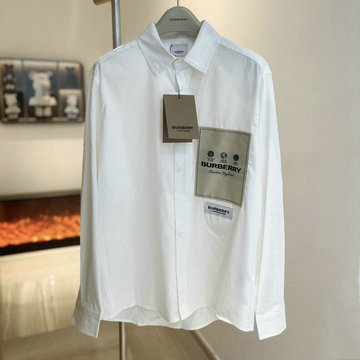 バーパリー BURBERRY MS-CCBR23002 2023年秋冬最新入荷 チェック ブラウス シャツ ロングスリーブ ワイシャツ ボタンクロージャー トップス