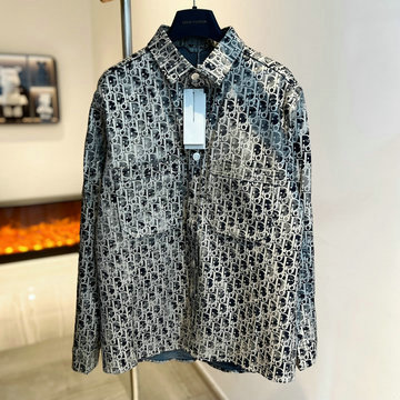 クリスチャンディオール CHRISTIAN DIOR MS-CCCD23002 2023年秋冬最新入荷 ブラウス シャツ ロングスリーブ ワイシャツ 長袖 ボタンクロージャー トップス