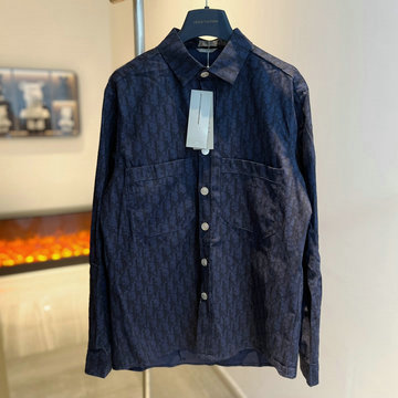 クリスチャンディオール CHRISTIAN DIOR MS-CCCD23003 2023年秋冬最新入荷 ブラウス シャツ ロングスリーブ ワイシャツ 長袖 ボタンクロージャー トップス
