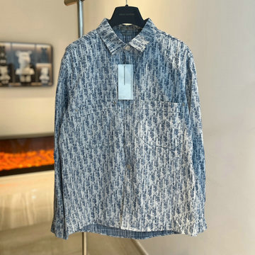 クリスチャンディオール CHRISTIAN DIOR MS-CCCD23004 2023年秋冬最新入荷 ブラウス シャツ ロングスリーブ ワイシャツ 長袖 ボタンクロージャー トップス