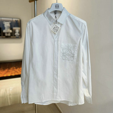 ロエベ LOEWE MS-CCLE23001 2023年秋冬最新入荷 ブラウス シャツ ロングスリーブ ワイシャツ 長袖 ボタンクロージャー トップス